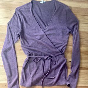 Aritizia Wilfred Free Katsia Wrap Top, M